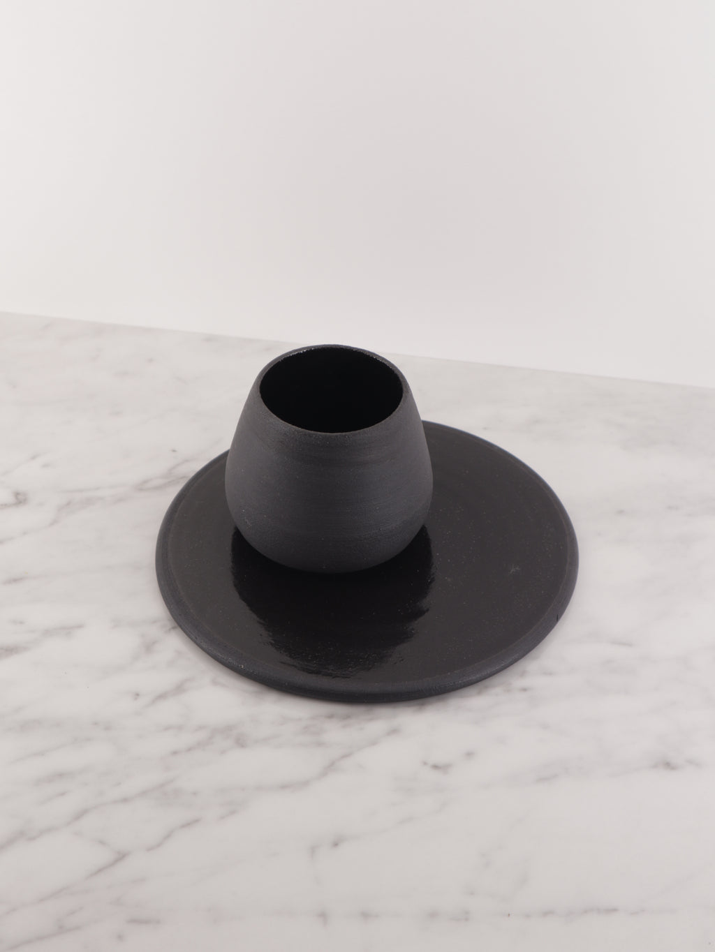 BLCK cup & plate