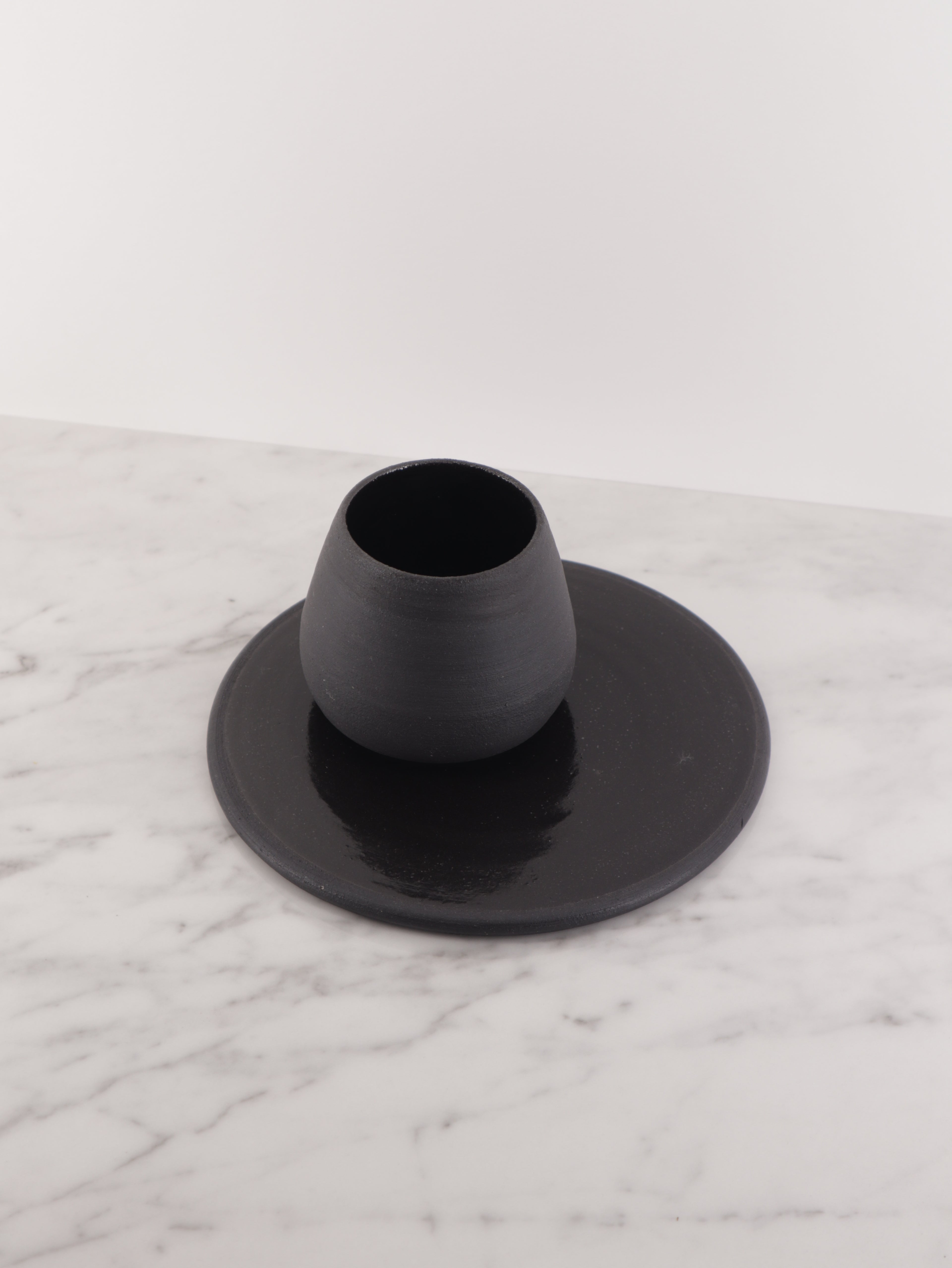 BLCK cup & plate