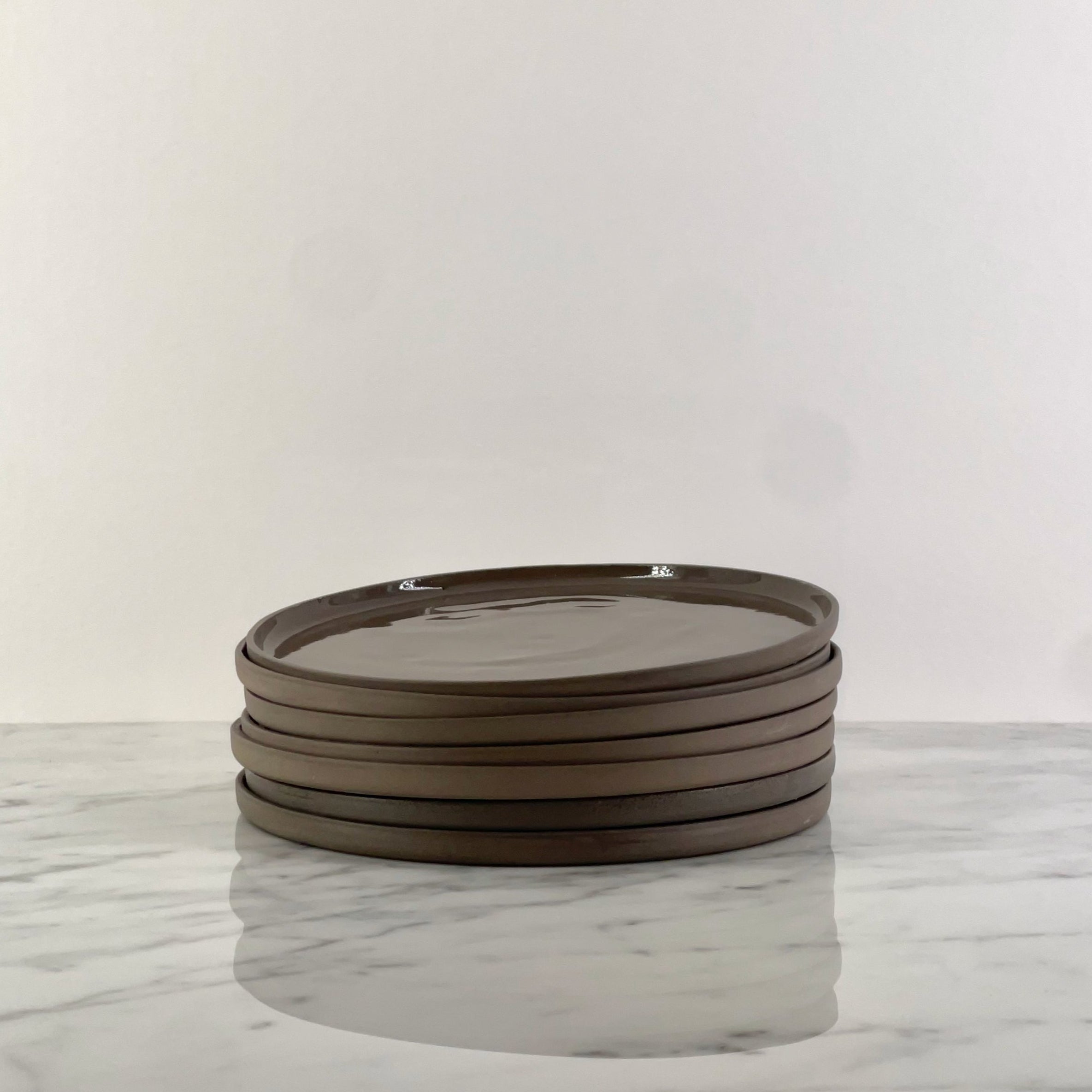 Plate L/NUM Grey-Brown Small