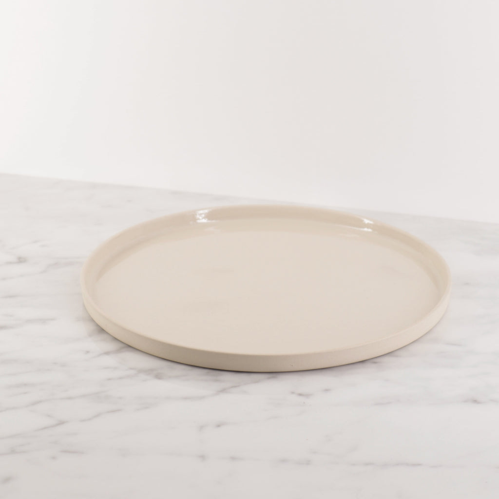 Plate L/NUM Creme Medium