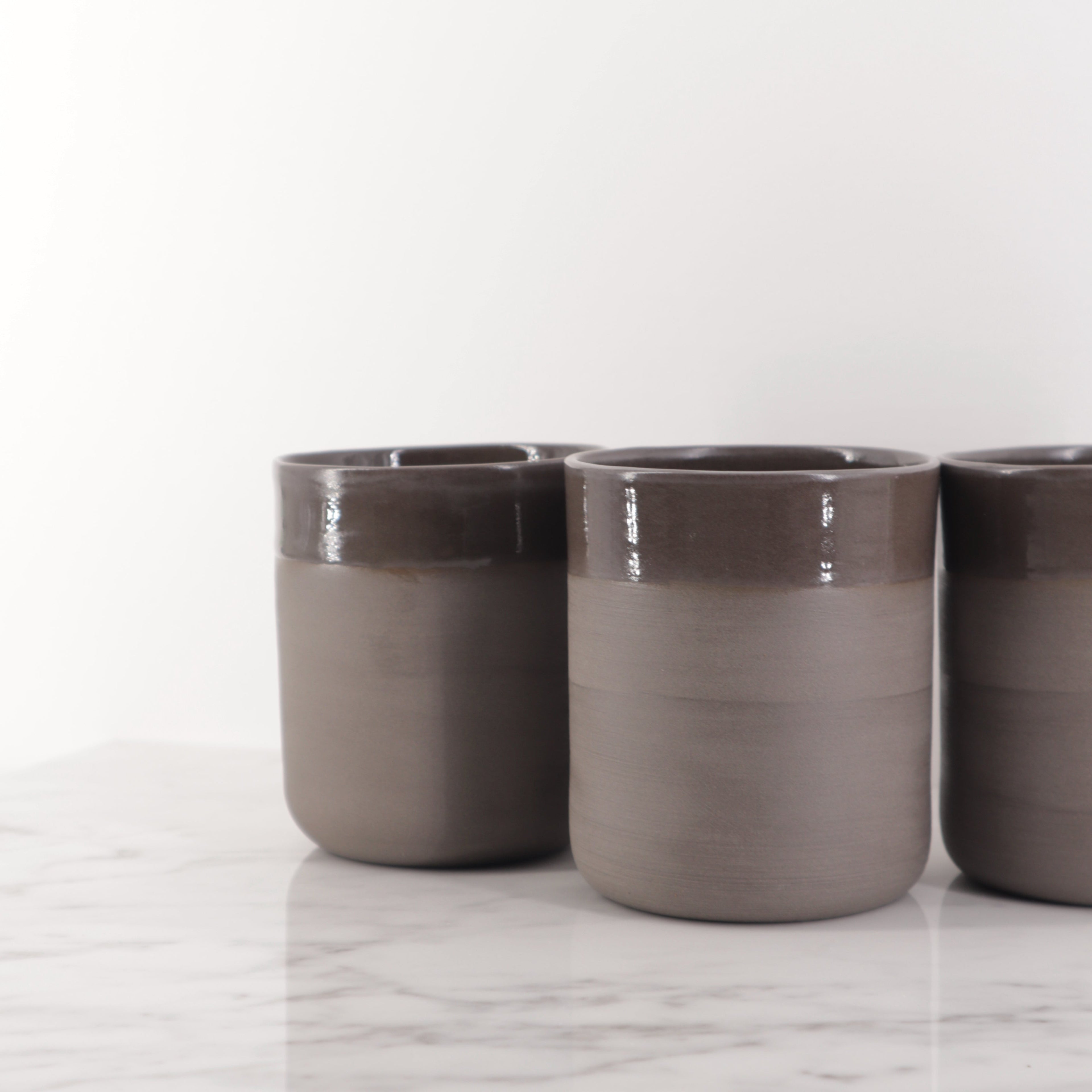 Mug L/NUM Grey-Brown
