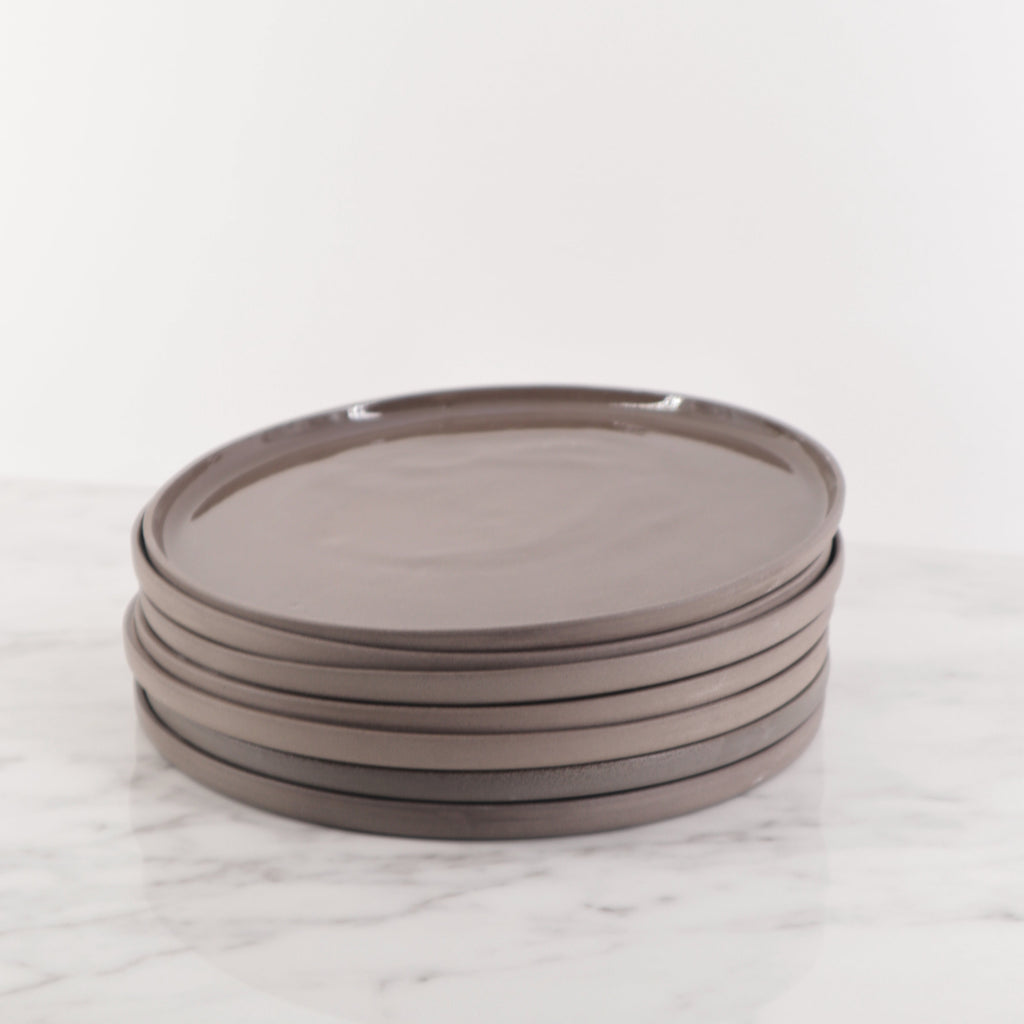 Plate L/NUM Grey-Brown Small
