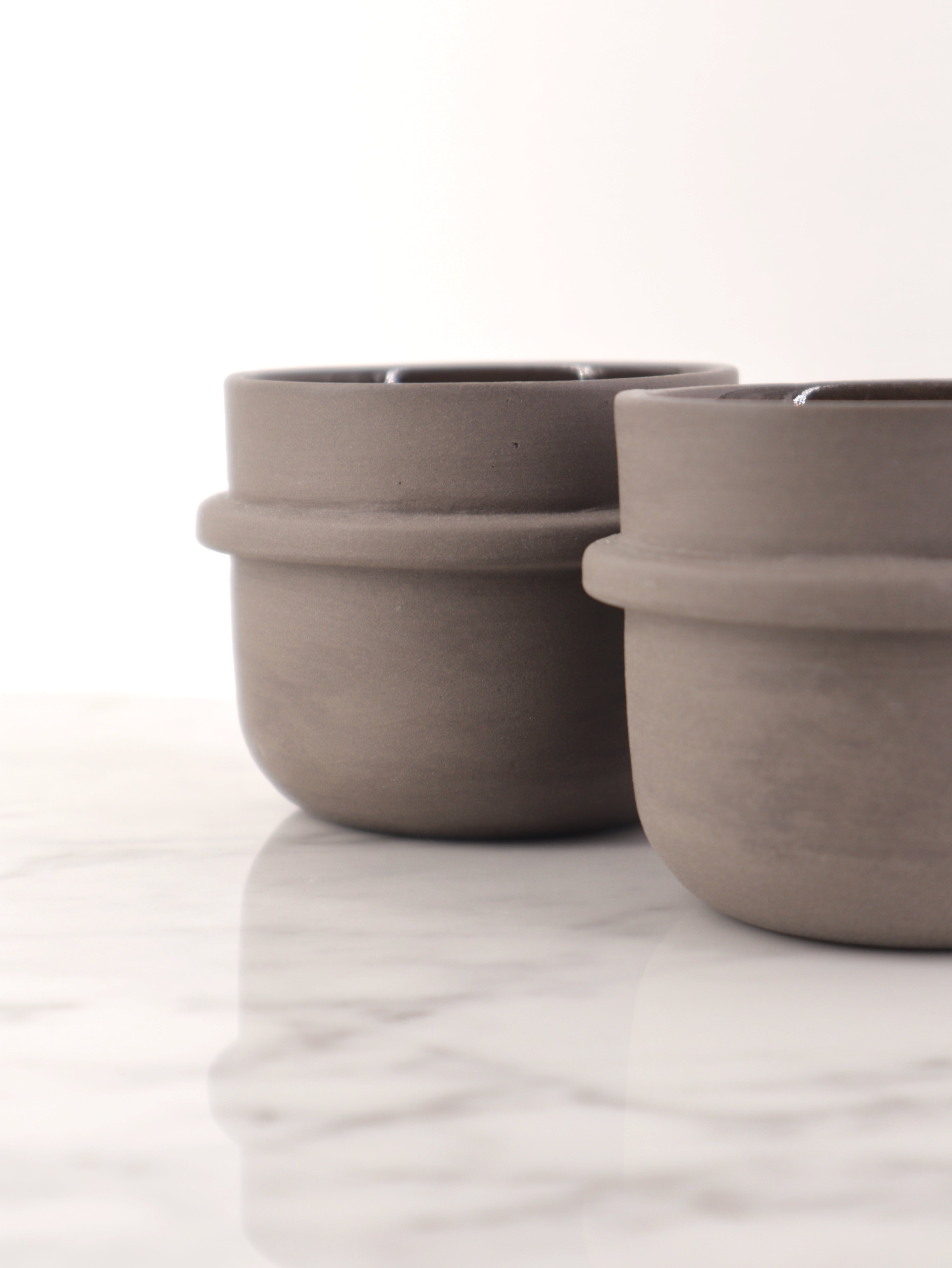 Cup FI/KA Low Grey-brown