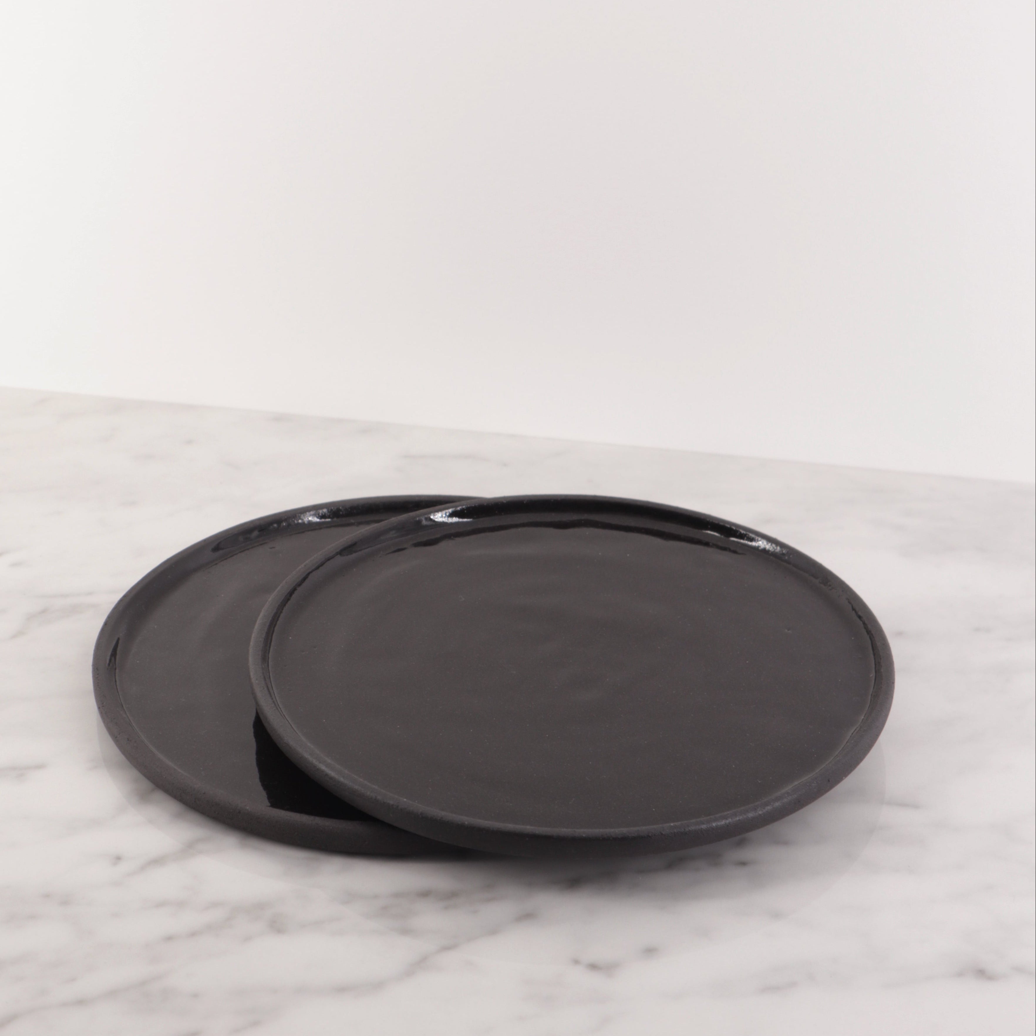Plate L/NUM Black Small
