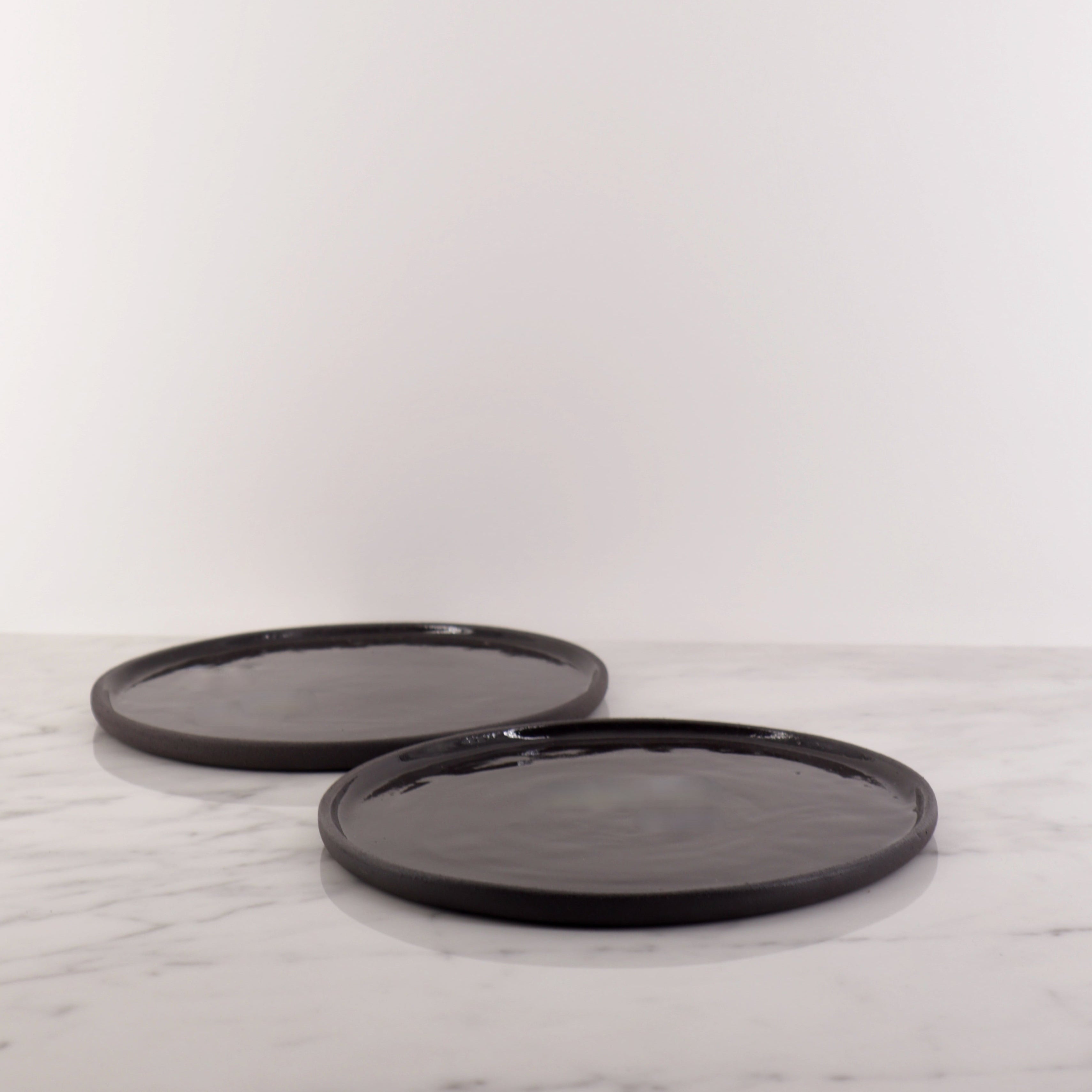 Plate L/NUM Black Small